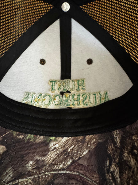 Interior view of adjustable baseball cap showing quality construction