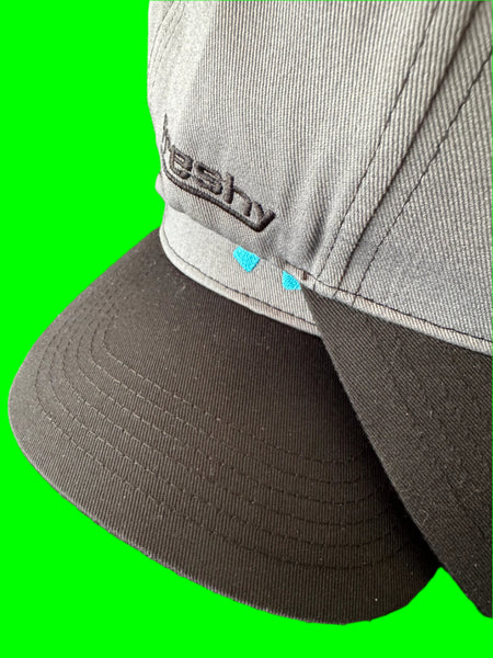 Freshy baseball cap side view showing adjustable strap