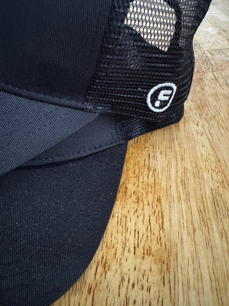 Adjustable Baseball Cap Back - Freshy Black Cap Sizing Detail