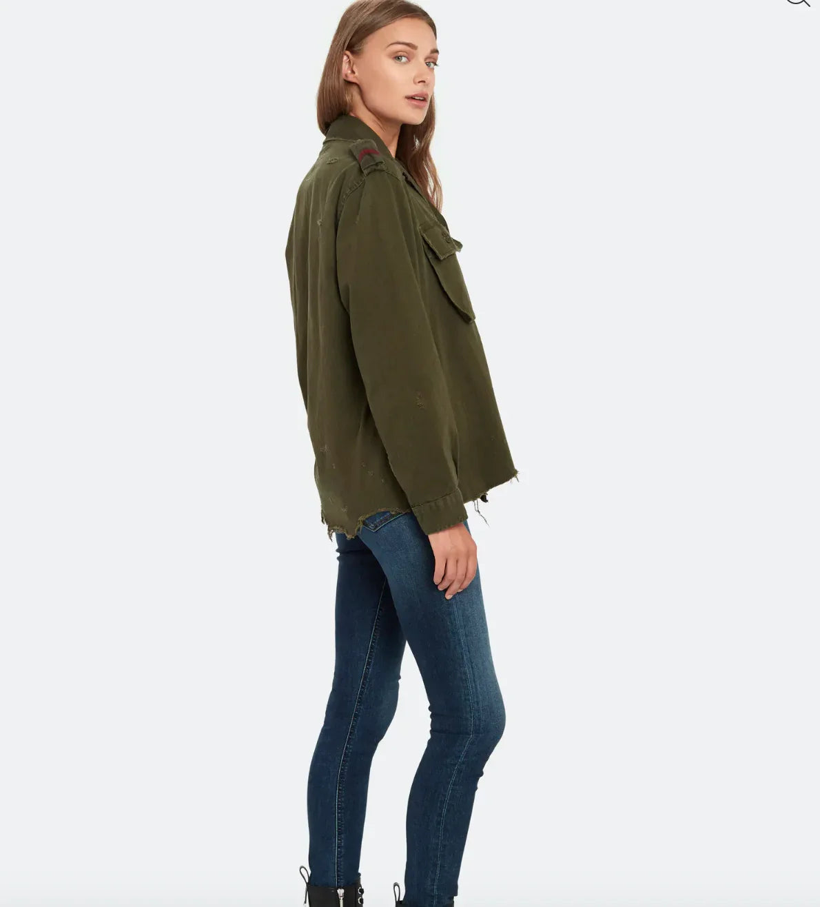 ITEM ARCHIVAL LENNON preloved repurposed military jacket but