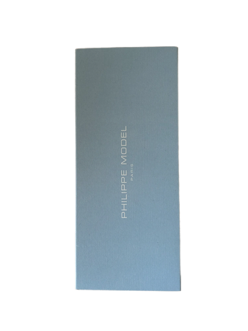 Philippe Model women's blue striped cotton socks front view