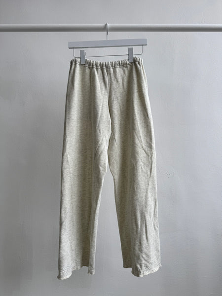 You The Brave grey cotton sweatpants front view - sustainable vintage style