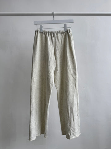 You The Brave grey cotton sweatpants front view - sustainable vintage style