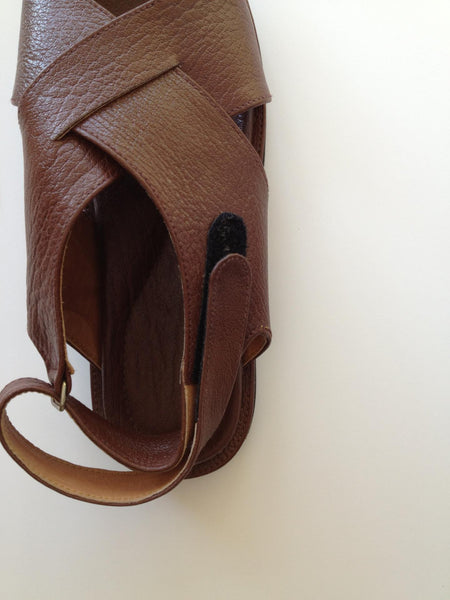 PaulNile Mens Brown Sandals