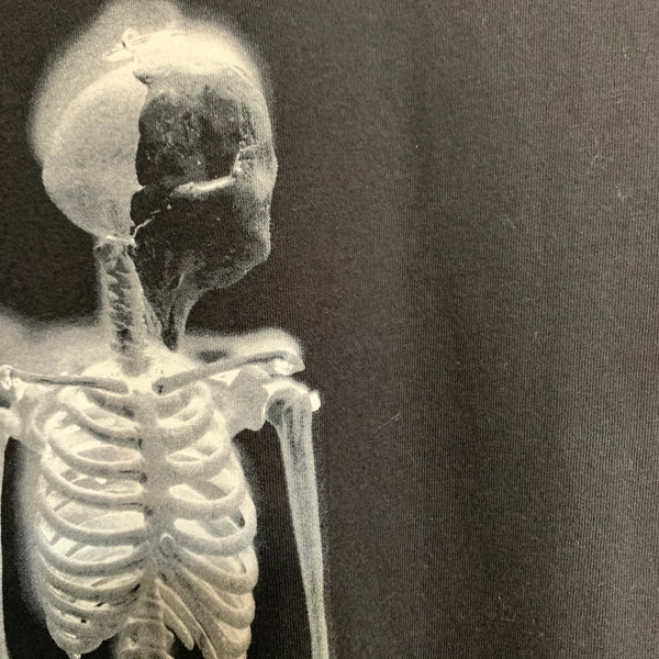 Kurt Cobain photographic X-ray t-shirt detail