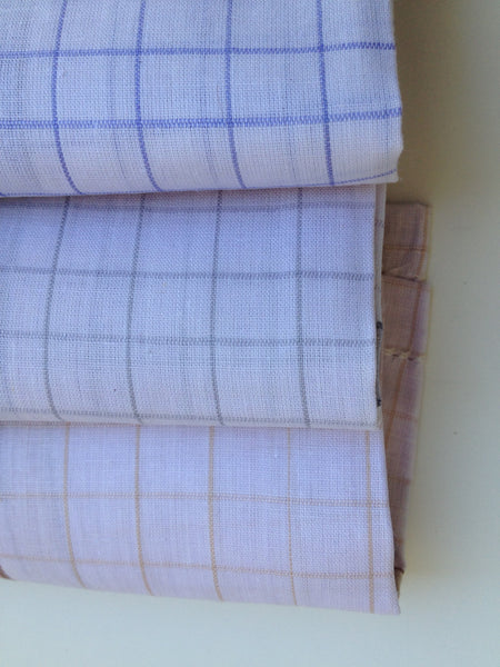 White Check Handkerchiefs - 3 Pack